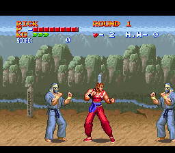 Ultimate Fighter (USA) In game screenshot
